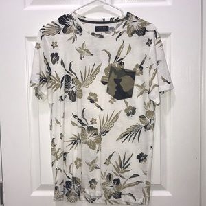 Men’s Zara camo-print t-shirt